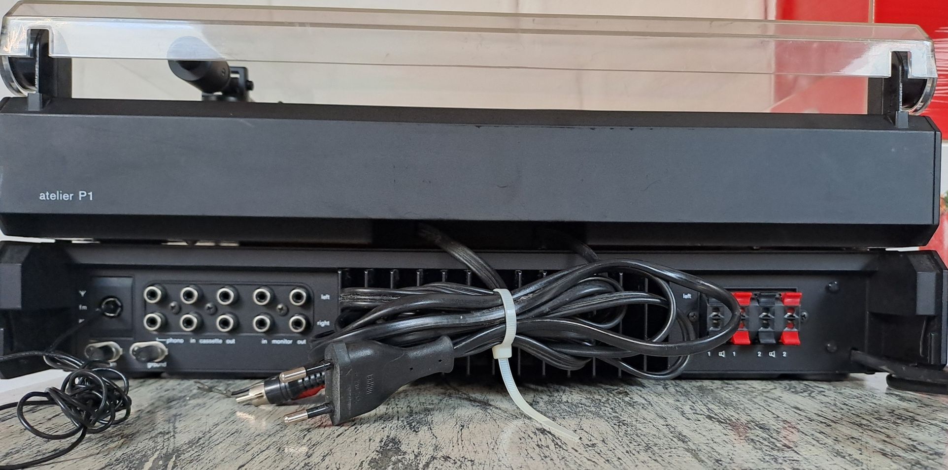 Amplituner Braun P1 z Gramofonem R1