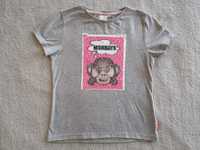 Szara bluzka małpka magiczne cekiny Emoji 146 - 152
