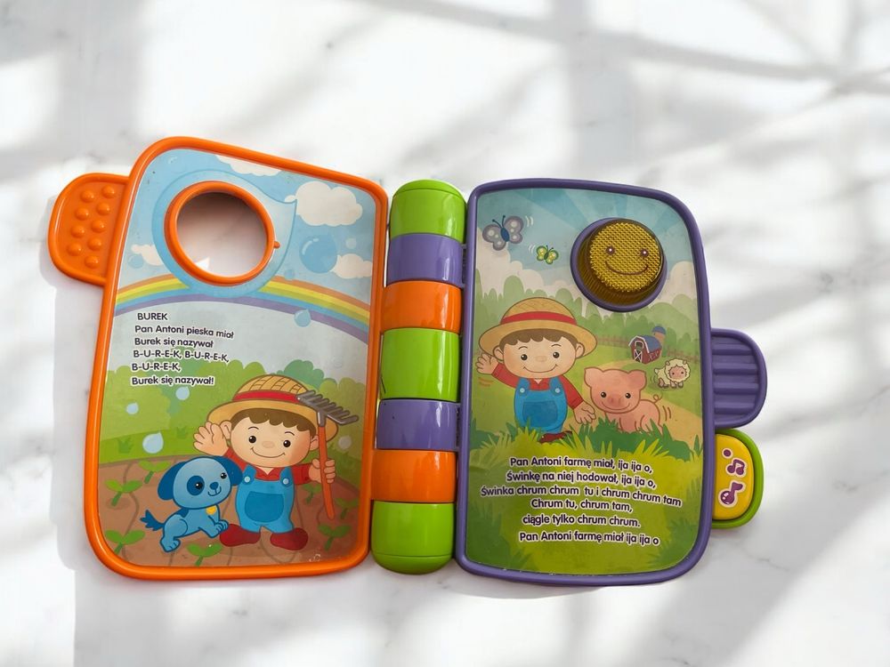 Interaktywna książeczka VTech „Moje pierwsze rymowanki” – po polsku