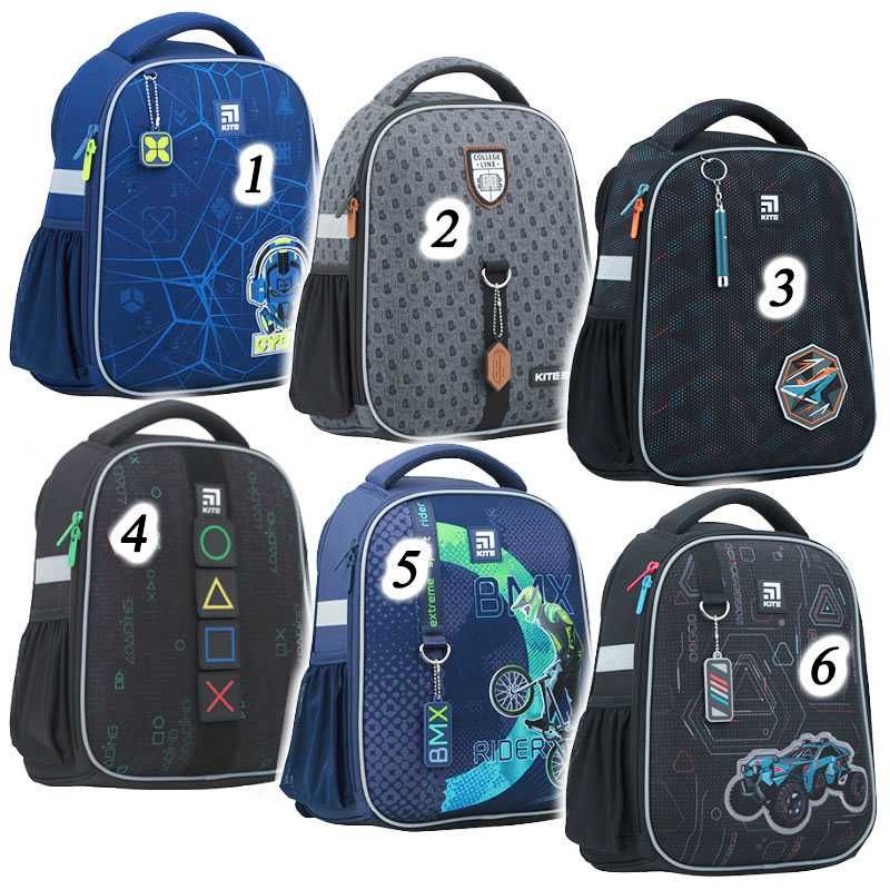 Рюкзак шкільний каркасний KITE K22-555S для хлопчика