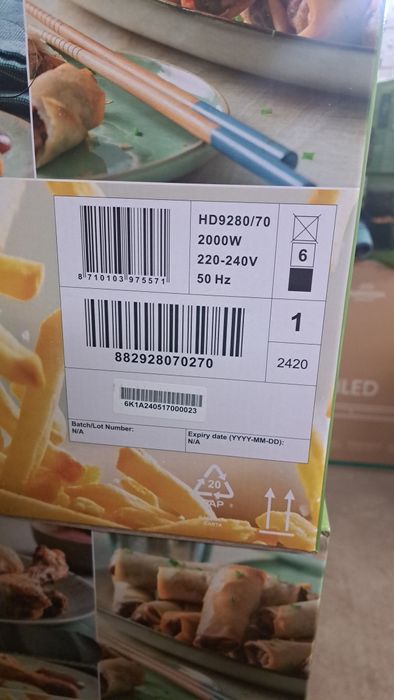 Мультипіч Аерогриль мультиварка PHILIPS HD9280/70 Essential Connected