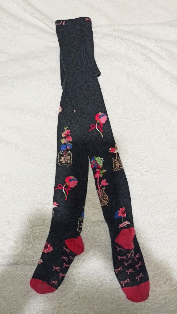 Zestaw Bluza tunika sukienka F&F + rajstopy r 116/122