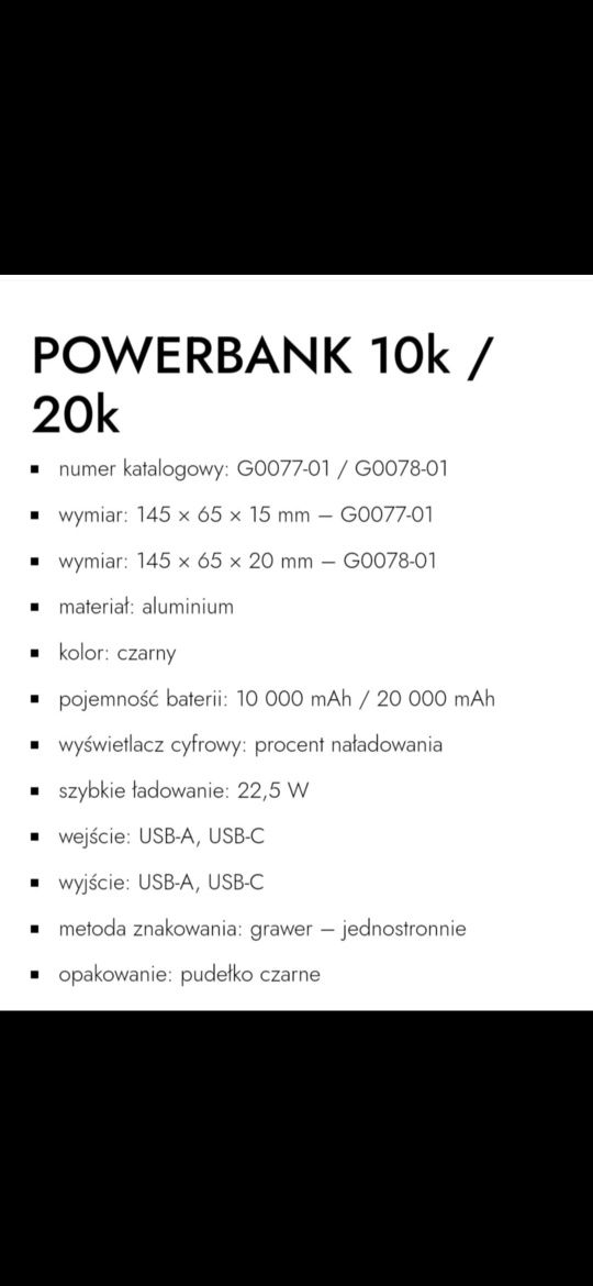 Powerbank nowy 2x