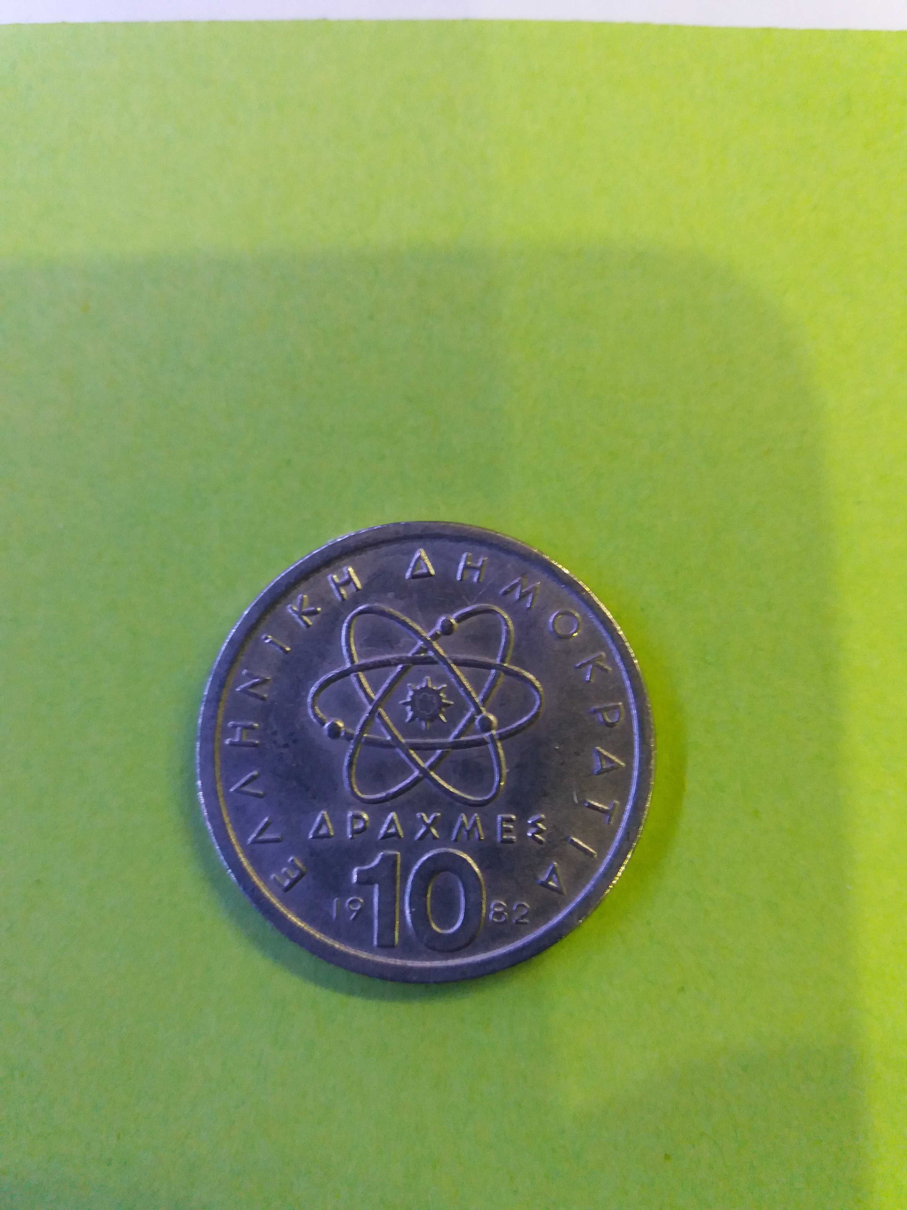 Moneta GRECJA 10 drachm 1982 r.B.Ładny Stan