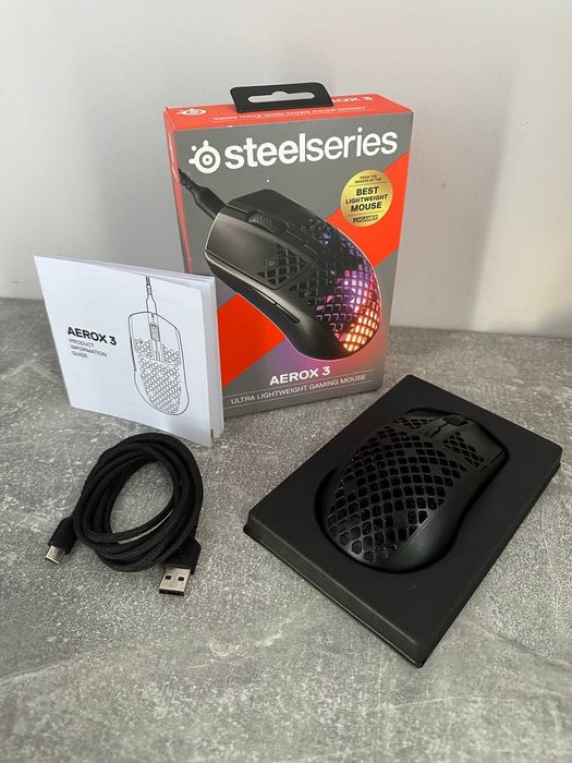 Миша SteelSeries Aerox 3 USB Onyx