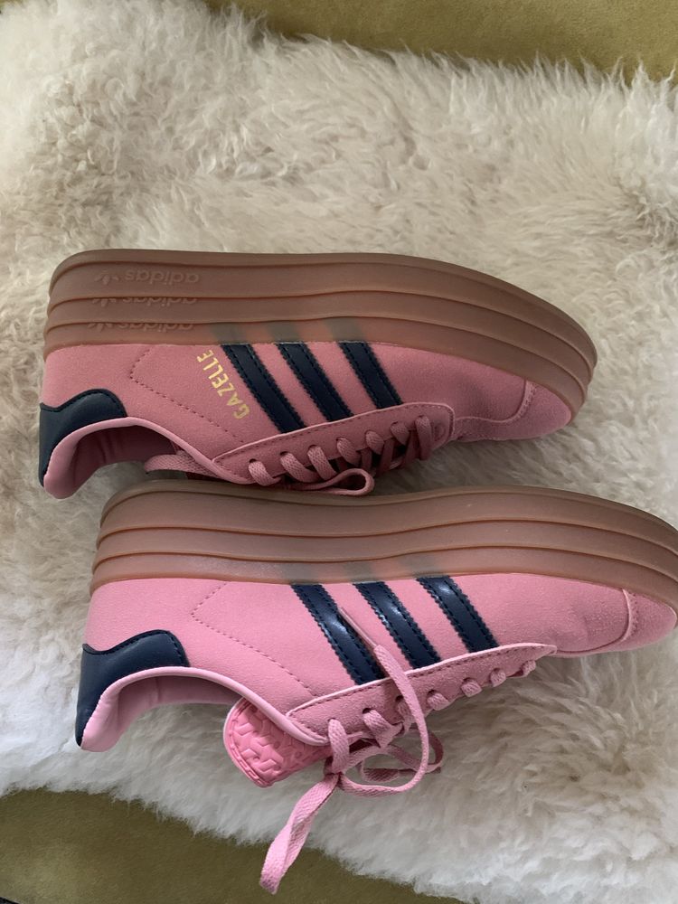Кросівки Adidas Gazelle Platform Bold Pink Glow