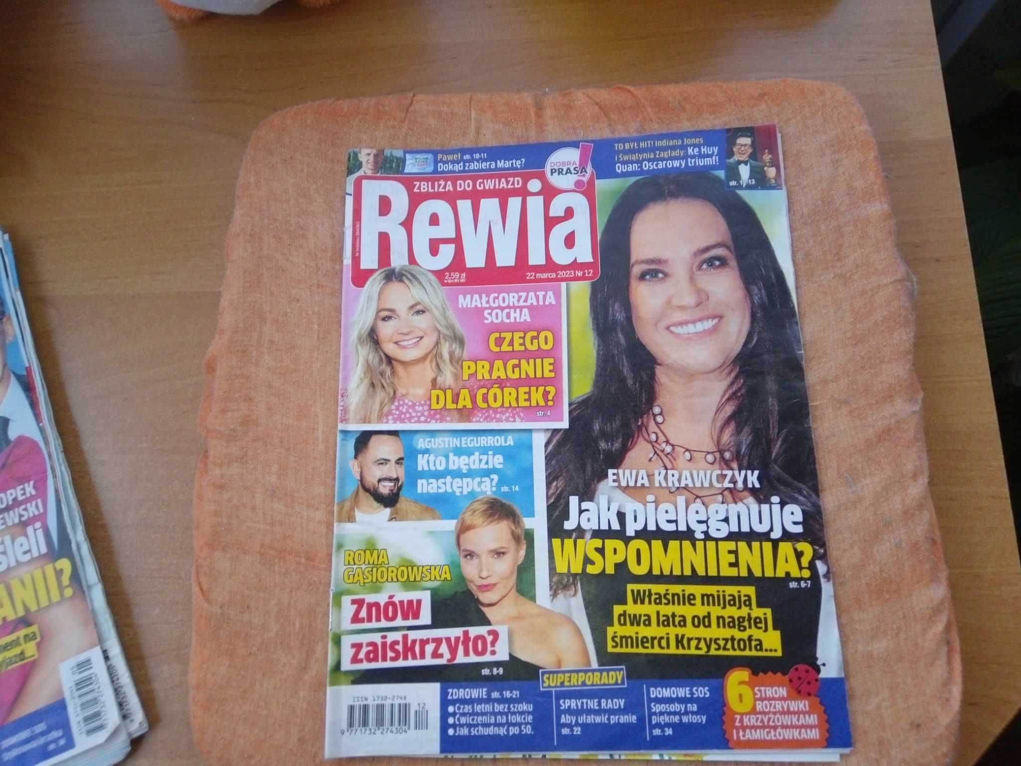 Tygodnik Rewia zbliża do gwiazd nr 12 marzec 2023 gazeta