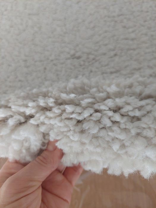 Carpete Carpet Vista creme pelo alto 160x110