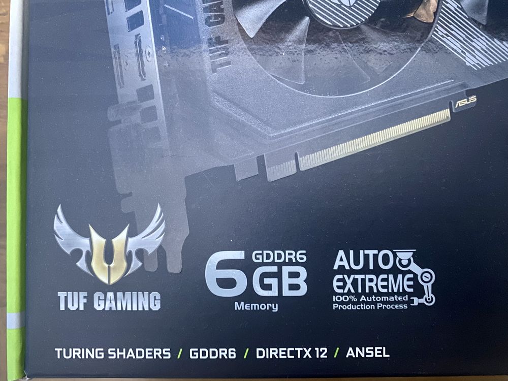 Placa gráfica ASUS Geforce GTX 1660 TI TUF Gaming 6GB
