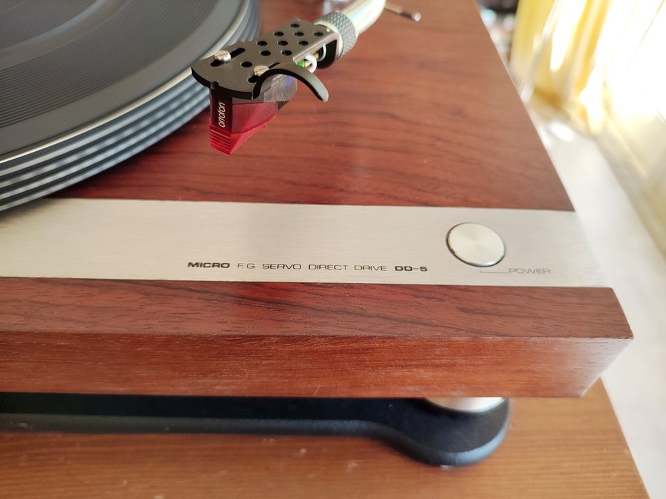 Micro Seiki DD-5 Gira Discos Hi-Fi Direct Drive Impecável!