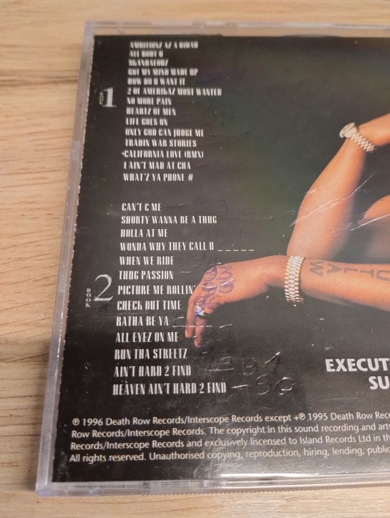 2pac, all eyez on me , special green edition , 1996 rok 
All eyez on m
