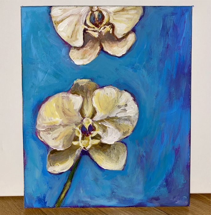 Obraz storczyki kwiaty