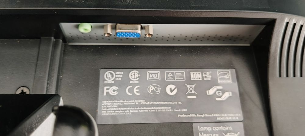 Monitor HP w2216v LCD