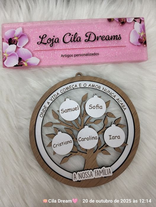 Ornamento Árvore da Família