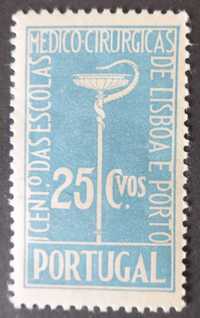 Selos Portugal 1937-Escolas Médicas Completo novo c/ charneira ligeira