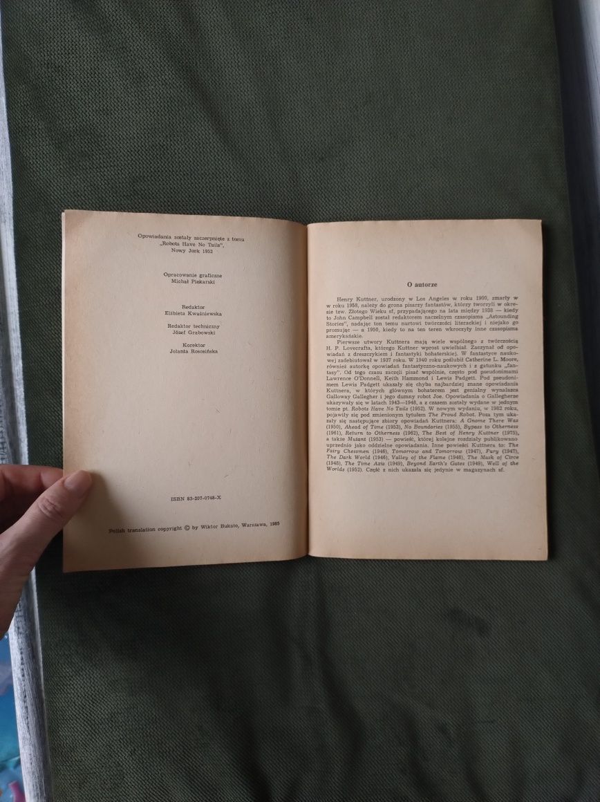 Henry Kuttner Świat należy do mnie,zeszyt nr 5 Iskry 1985