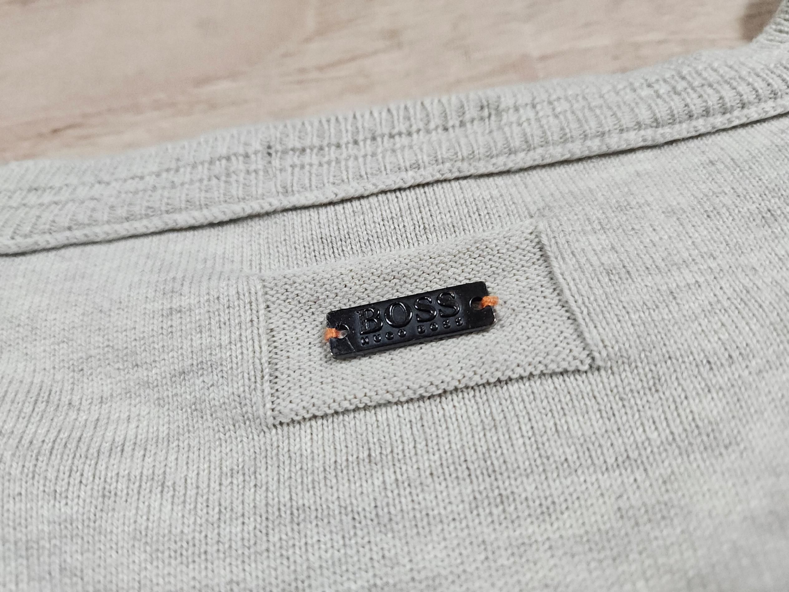 BOSS Orange Kwasiros Sweter Męski Slim Fit r. L/XL