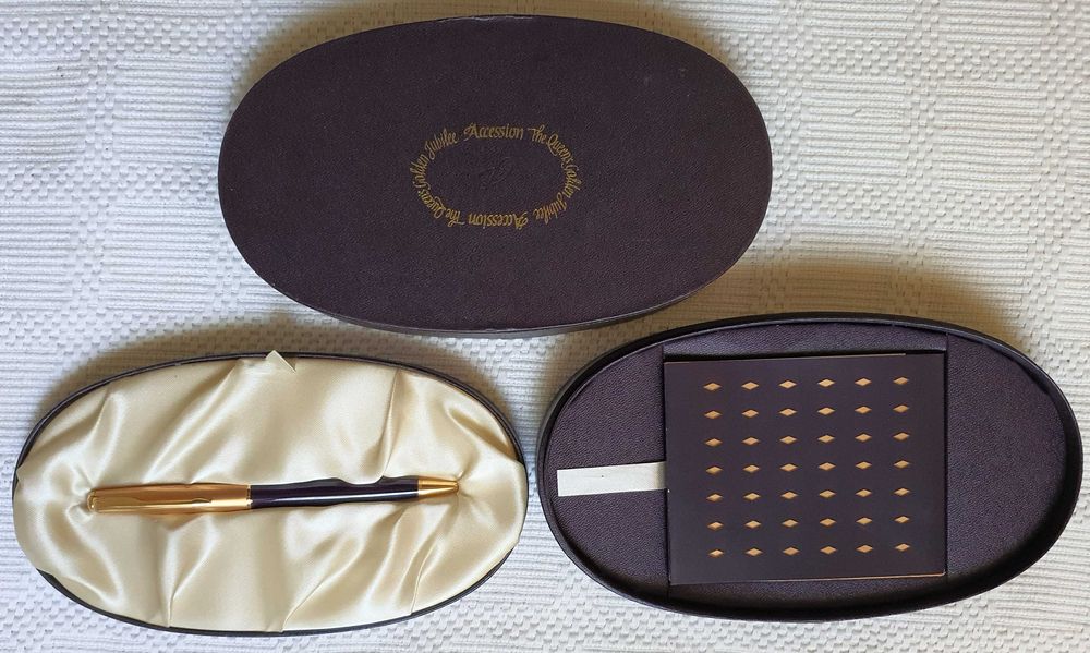Caneta Parker Sonnet Accession Golden Jubilee RARO