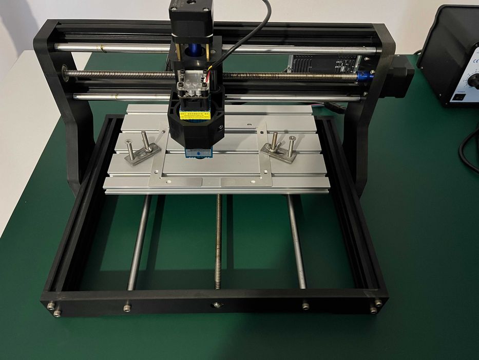 Frezarka CNC model 3018 z laserem 5,5W.