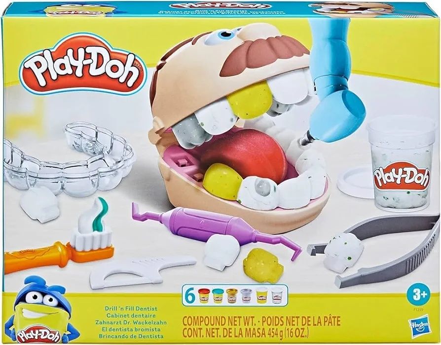 Play-doh dentista brincalhão