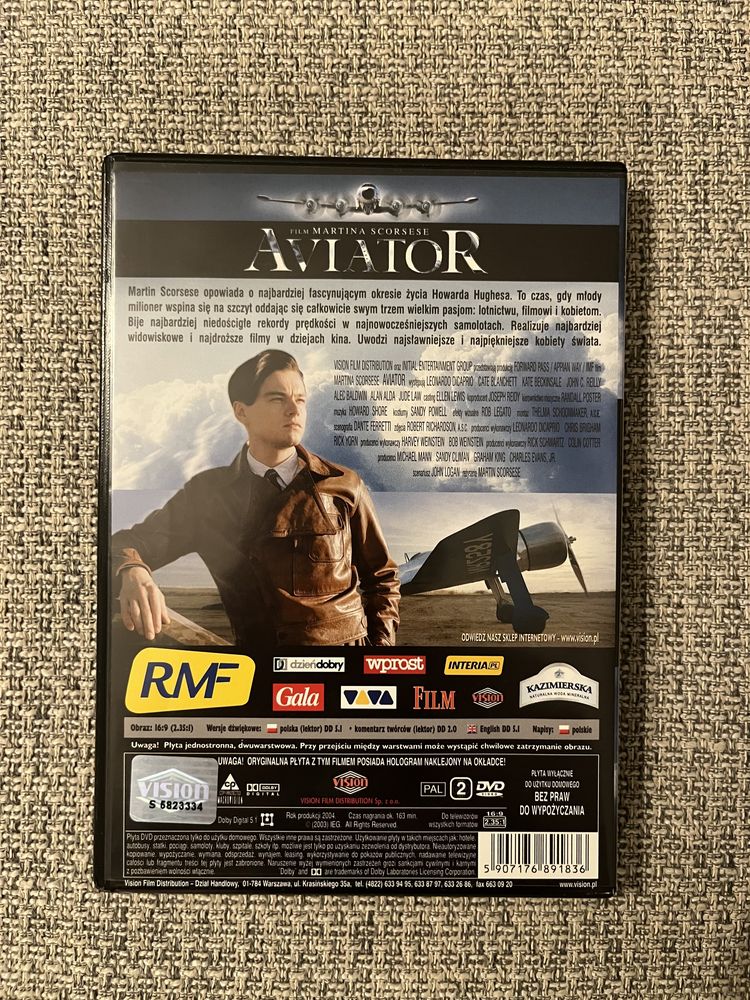 Aviator film DVD