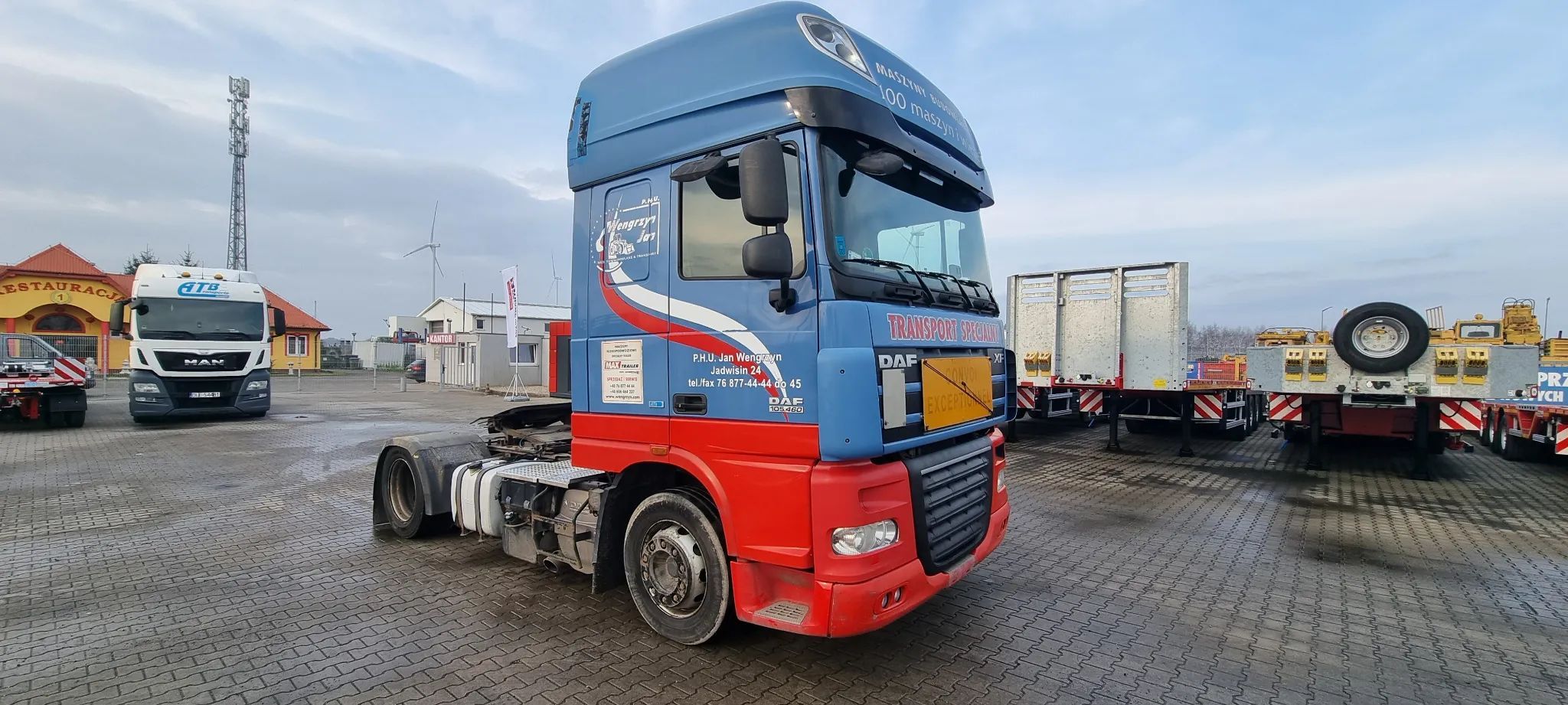 DAF 105.460 low deck  Regulowana wysokość siodła!!