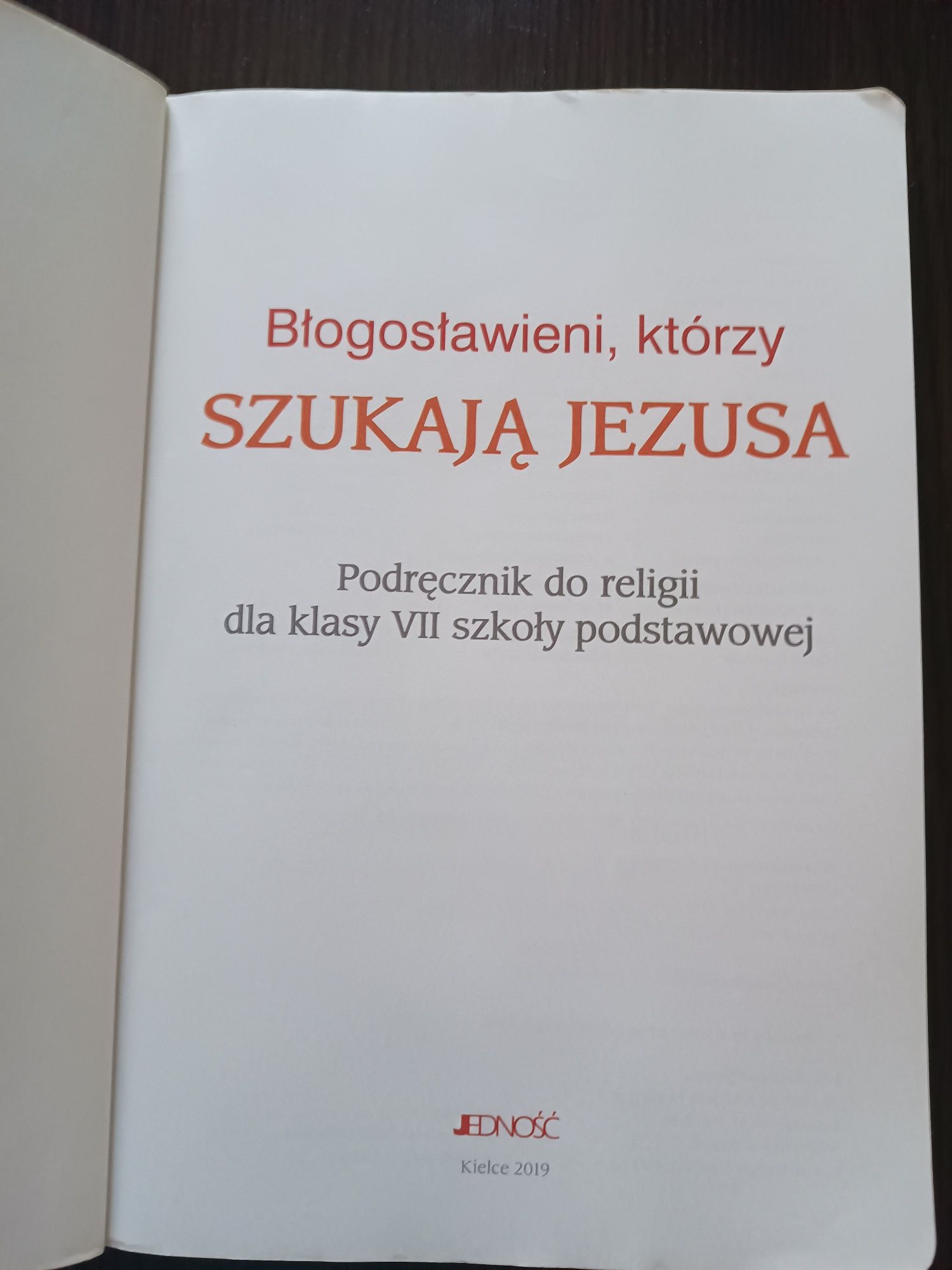 Książka do religii kl. 7