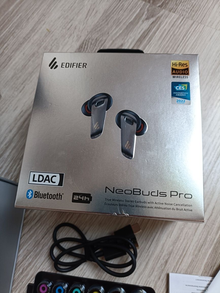 Słuchawki bluetooth Edifier Neo Buds Pro, nowe