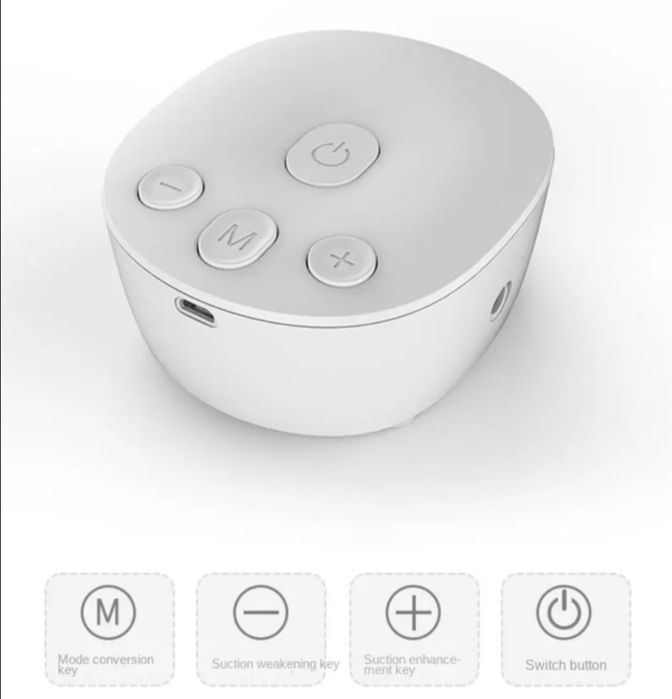 Молоковідсмоктувач електричний  MY-371, з двома пляшечками +масаж, USB