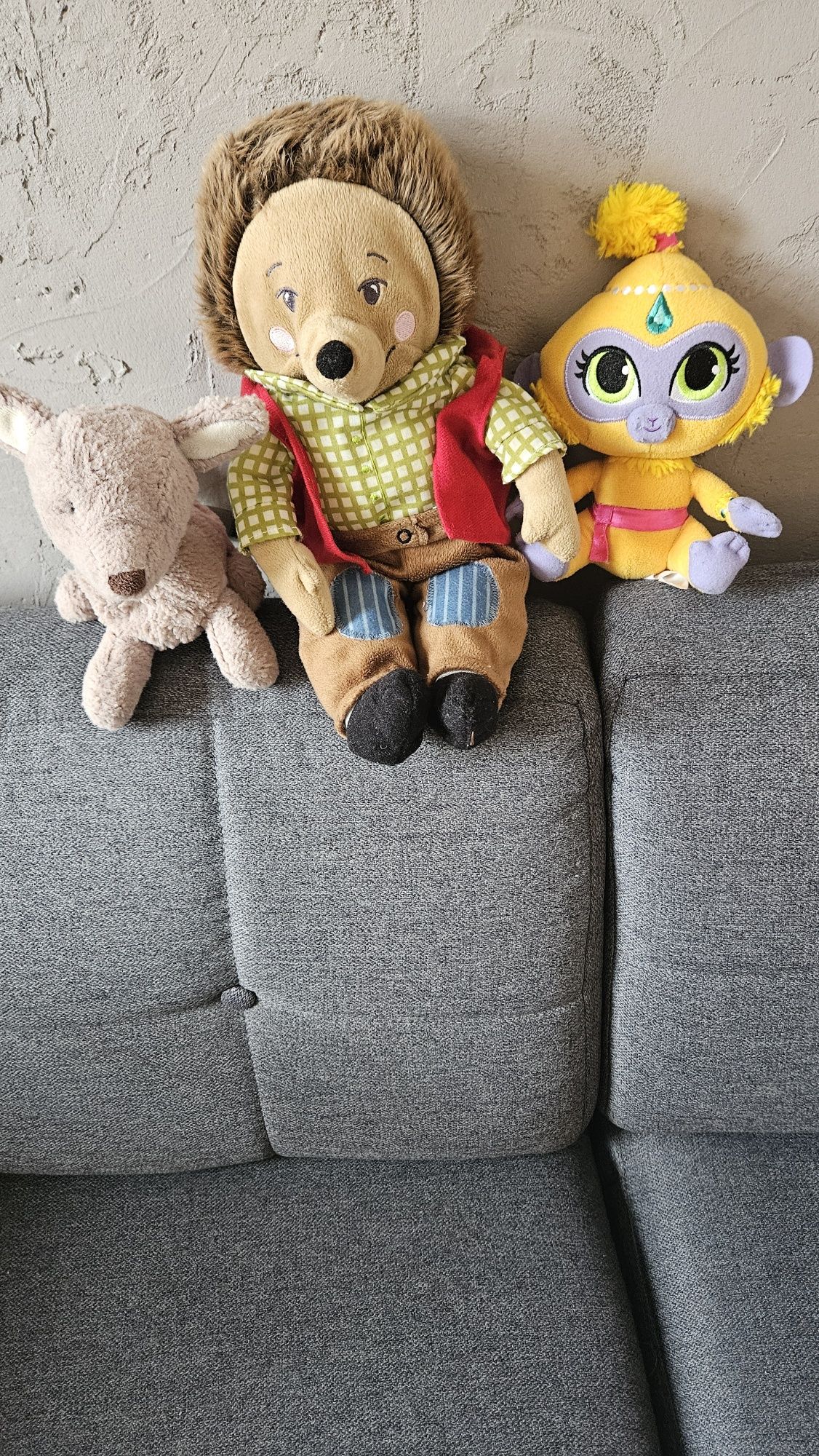 Zestaw maskotek jeżyk, jelonek i Tala małpka z Shimmer i shine