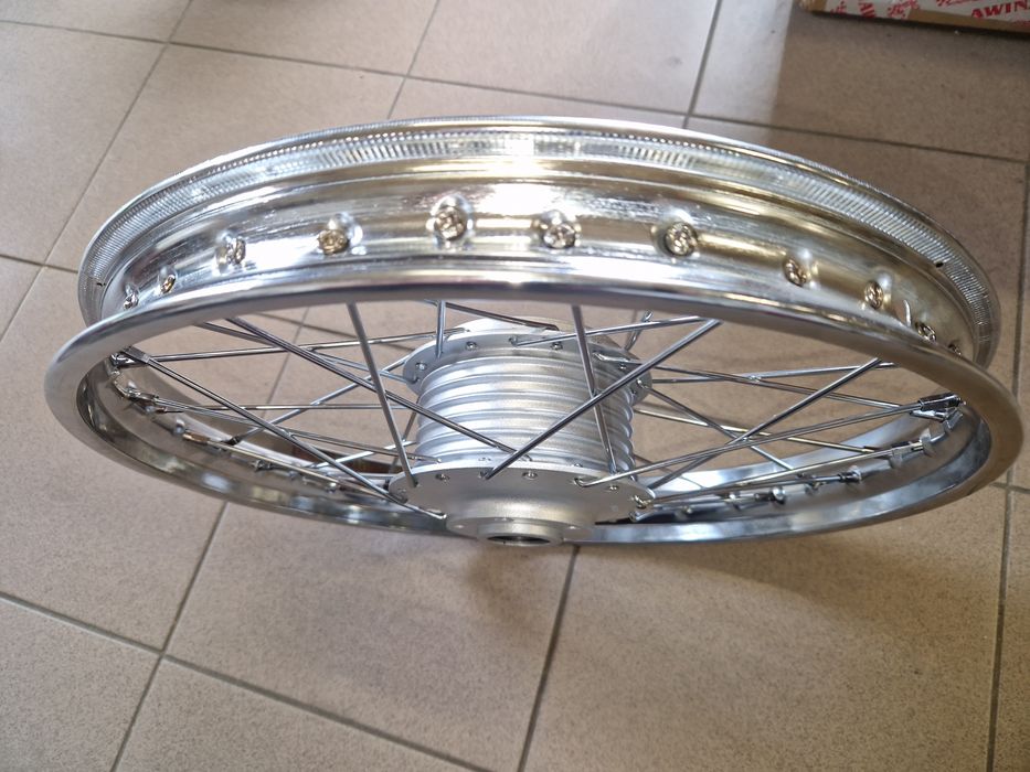 Fabrycznie Nowe wycentrowane koło r16" Romet kadet polo pegaz chrom pl