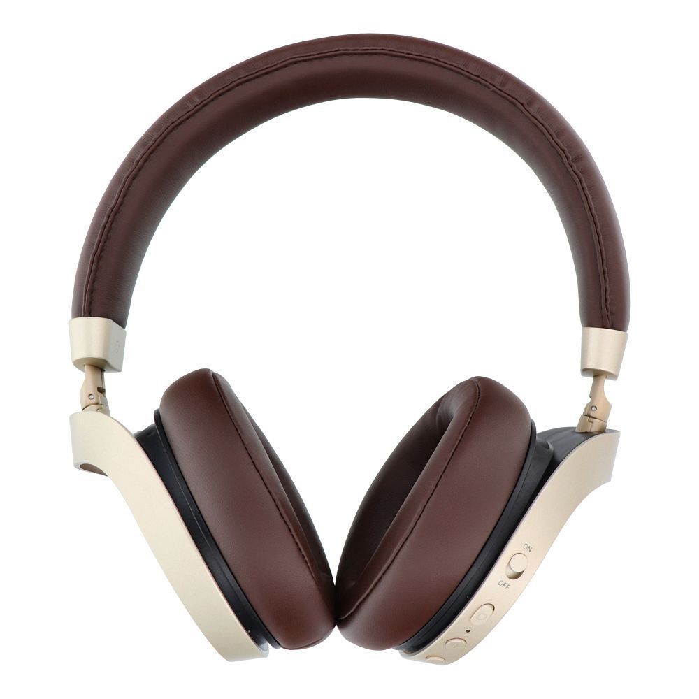 BLUE STAR słuchawki bezprzewodowe bluetooth nagłowne BH06 brązowe