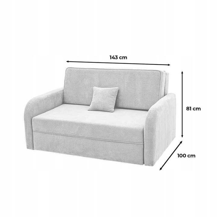 Fotel Amerykanka z funkcją Spania 5 kolorów 120cm WYSYŁKA CAŁA POLSKA