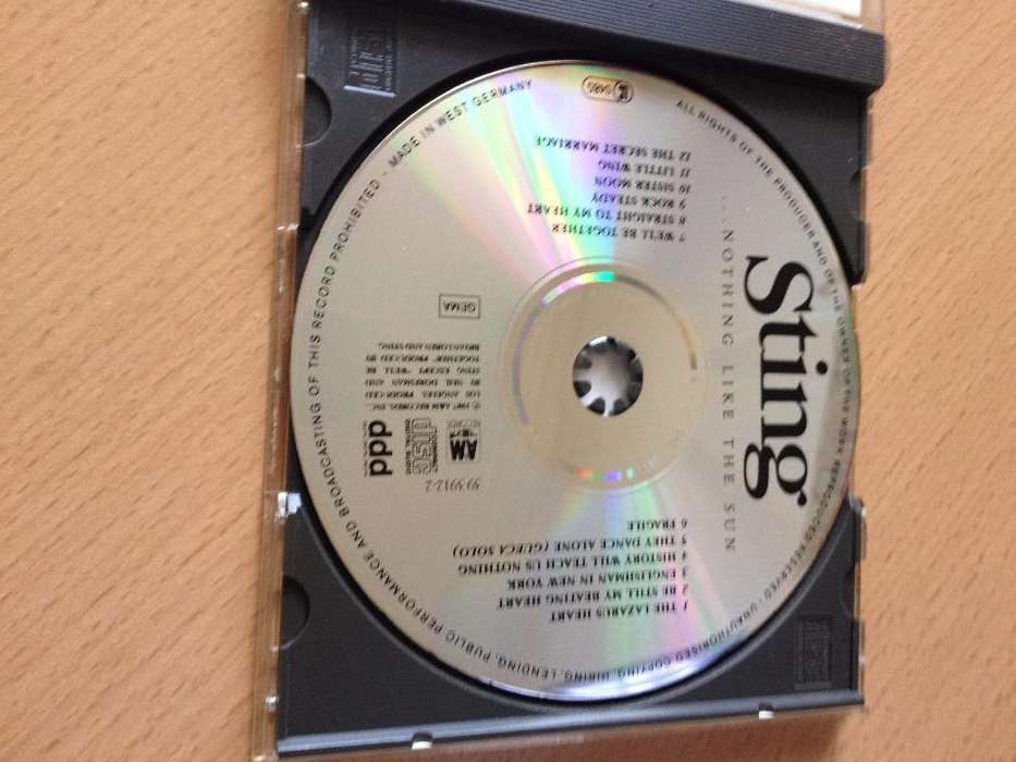 CD Seting (Nothing like The Sun) original, anos 80