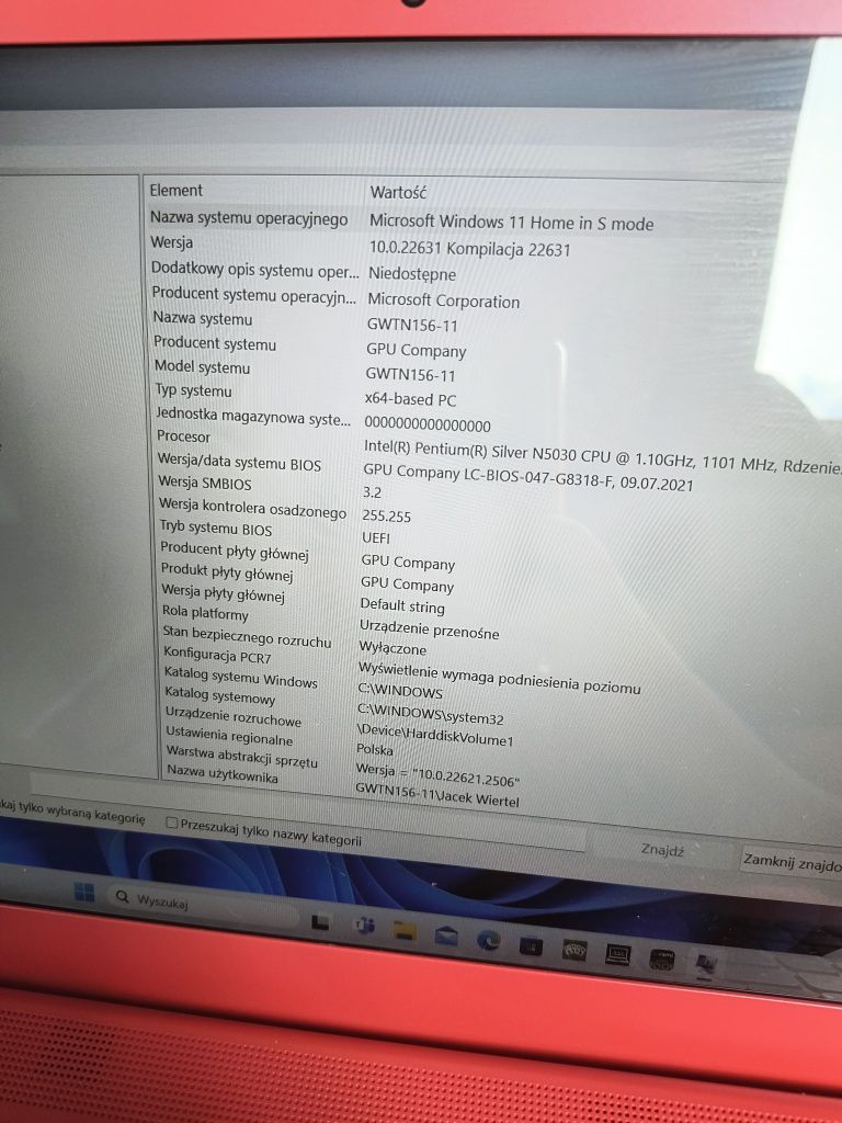 Sprzedam laptop Gateway