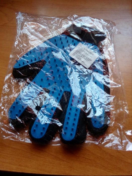 Rękawica do czesania zwierzaka, kota, psa NOWA