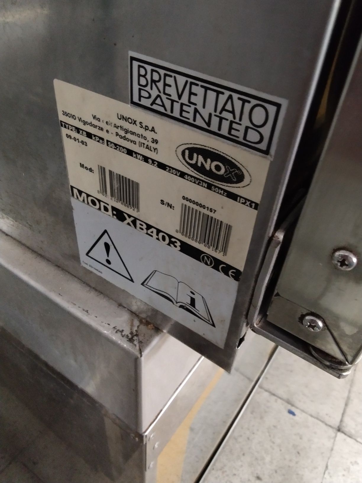 Forno industrial e estufa