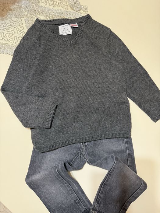 Набір одягу 92-98 жилетка Zara джинси Zara 92 сорочка Zara 98 штанці