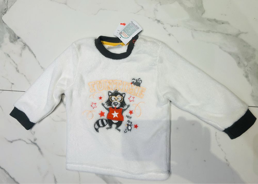 Ciepła bluza niemowlęca sweter polar miękki materiał