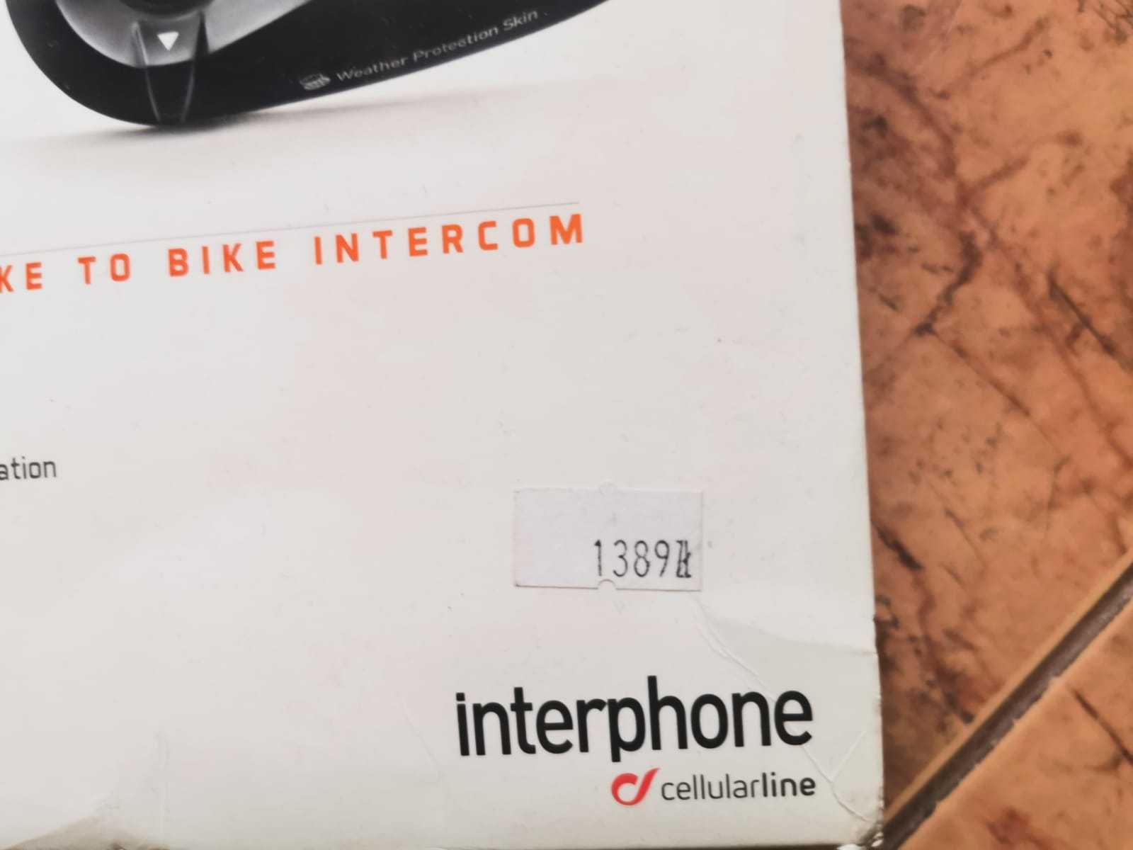 Interkom Interphone F4MC Bluetooth podwójny na dwa kaski