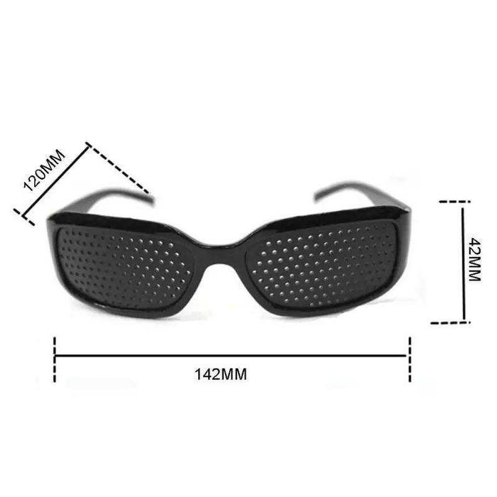 Перфорационные очки тренажеры с дырочками для тренировки зрения СПОРТ
