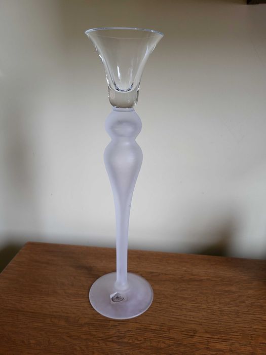 Свічник високий. Кришталь. Ajka. Угорщина