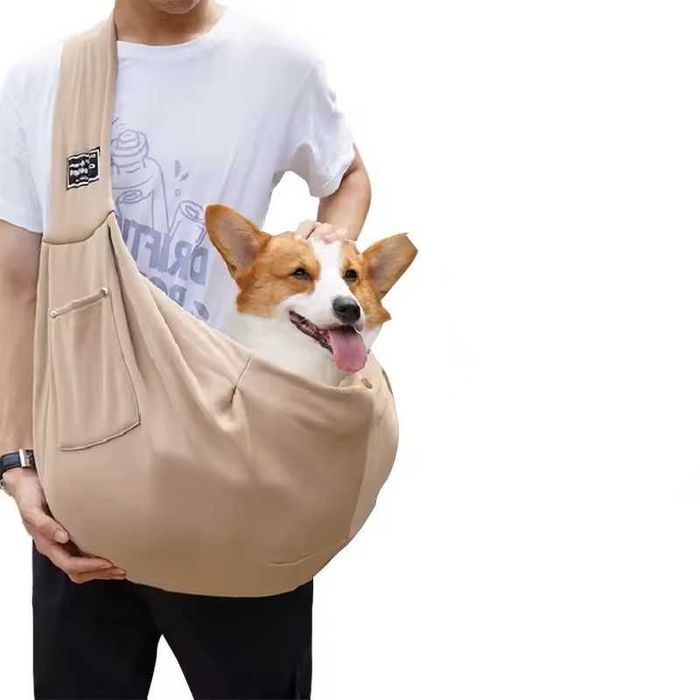 Torba na ramię dla psa/kota do 7,5 kg, kieszeń, wygodne nosidło