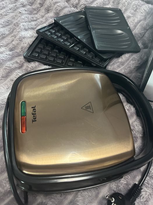 Вафельниця-мультимейкер 2 в 1 Tefal Coppertinto SW341G10