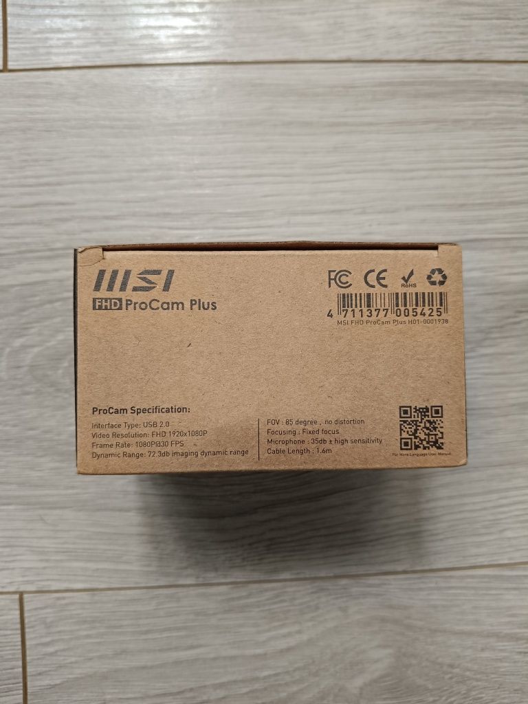 Profesjonalna kamera internetowa MSI FHD ProCam Plus