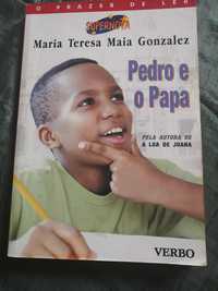 Livro Pedro e o Papa, da autora de A lua de Joana, da Verbo