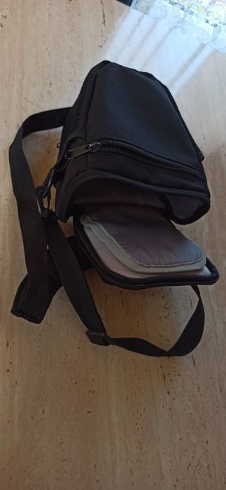 Torba na aparat fotograficzny, lustrzankę z pokrowcem przeciwdeszczowy