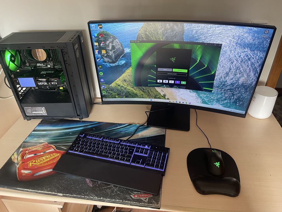 Computador Gaming, inclui Ecrã, Rato e Teclado
