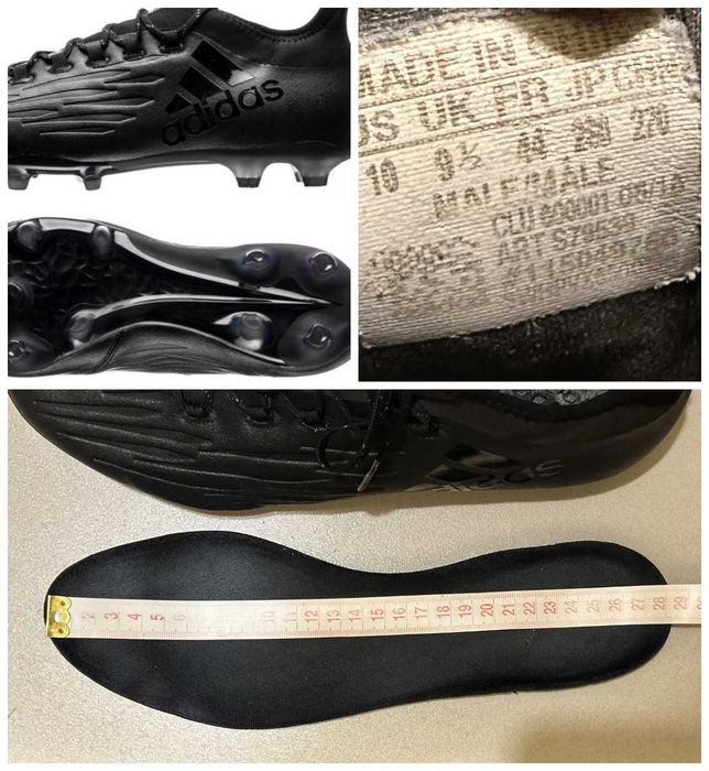 Полупрофи бутсы adidas x 16.2 fg/ag размер eur-44/43-28 см.