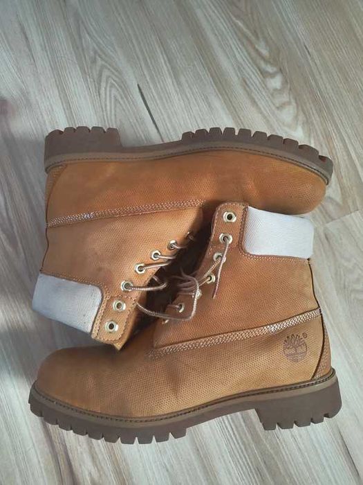 Timberland 6 inch skóra perforowana